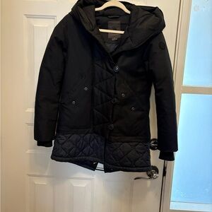 Spiewak Black Ribbed Parka